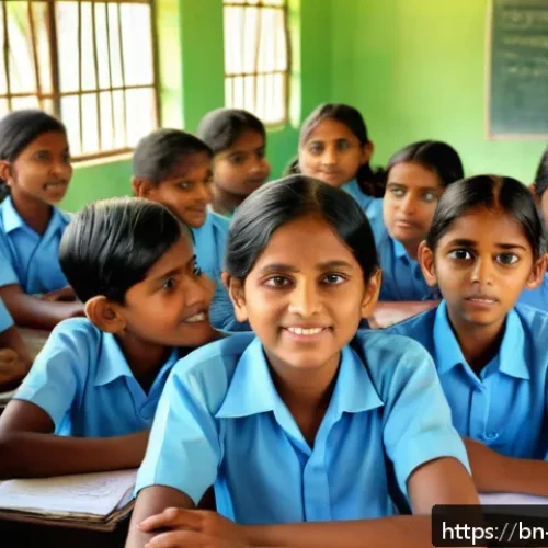 Home 11 언어적 편향을 다룬 최신 연구 동향 - A vibrant classroom scene in rural Bangladesh showing a diverse group of children speaking different...